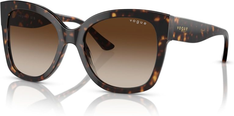 Vogue Eyewear VO5338S Lunettes de Soleil Femme, coloris Marrón, largeur 54 mm